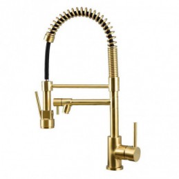 Brushed Gold Kitchen Faucet...