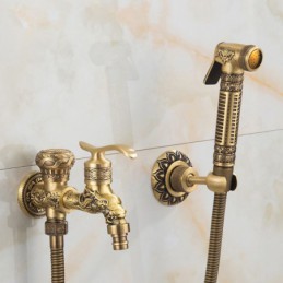 Antique Brass Garden Faucet...