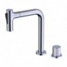 Contemporary Pull Out Bathroom Sink Mixing Faucet