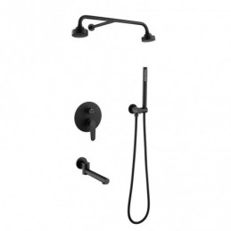 Black Brass Shower Faucet...