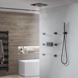 LED Black Shower Faucet...