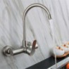 Rotatable Wall Mounted Single Handle Kitchen Faucet