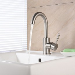 Brushed Bath Faucet Single...