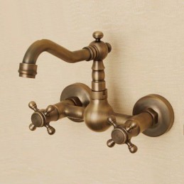 Wall Mount Two Handles Bath...