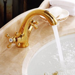 Two Handles Bath Faucet and...