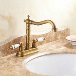 Two Handles Bath Faucet...