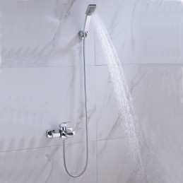 Bathtub Faucet Chrome Wall...