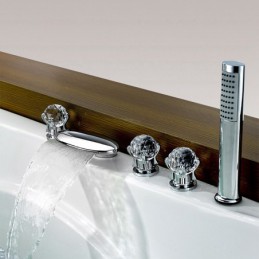 Chrome Roman Tub Brass...